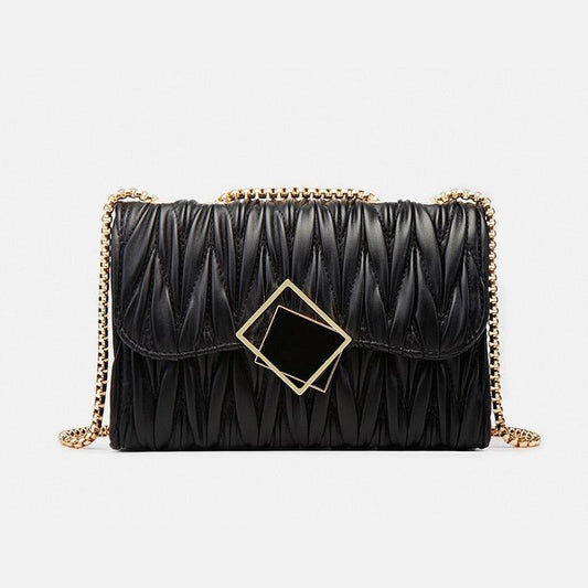 Compact Leather Bag - Vienza